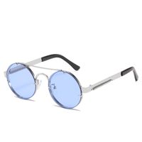 Retro Round Metal Frame Sunglasses Wholesale sku image 18
