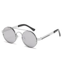 Retro Round Metal Frame Sunglasses Wholesale sku image 19