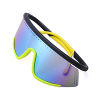 Fashion Colorful One-piece Geometric Anti-uv Goggles Wholesale sku image 13