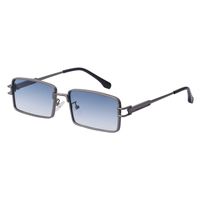 Fashion Small Box Four-leaf Clover Pattern Personality Sunglasses Wholesale sku image 7