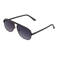 Fashion Single Beam Geometric Anti-uv Metal Sunglasses Wholesale sku image 9
