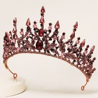 Retro Baroque Alloy Crown Bridal Headdress Wholesale Nihaojewelry main image 1