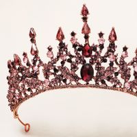 Retro Baroque Alloy Crown Bridal Headdress Wholesale Nihaojewelry main image 5