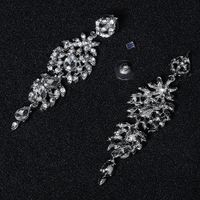 Nuevos Pendientes Largos De Aleación De Diamantes De Imitación Geométricos Al Por Mayor Nihaojewelry main image 5