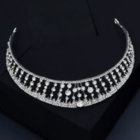 Nouveau Rétro Diamant Couronne De Mariée Bijoux De Mariage En Gros Nihaojewelry main image 3