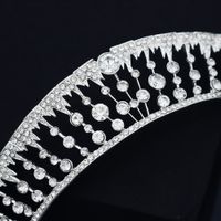 Nouveau Rétro Diamant Couronne De Mariée Bijoux De Mariage En Gros Nihaojewelry main image 5