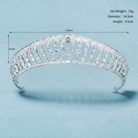 Nouveau Rétro Diamant Couronne De Mariée Bijoux De Mariage En Gros Nihaojewelry main image 6