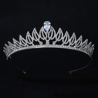 Nouveau Bandeau De Mariage En Strass Zircon Feuille Classique En Gros Nihaojewelry main image 1