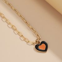 Retro Heart Multi-element Necklace Wholesale Nihaojewelry sku image 2