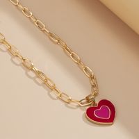 Retro Heart Multi-element Necklace Wholesale Nihaojewelry sku image 1
