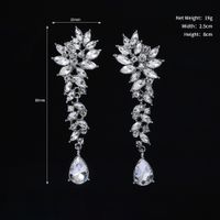 Pendientes Largos De Aleación De Diamantes De Imitación Brillantes Coreanos Al Por Mayor Nihaojewelry sku image 1