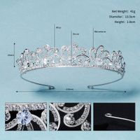 New Luxury Zircon Rhinestone Bridal Wedding Jewelry Wholesale Nihaojewelry sku image 1