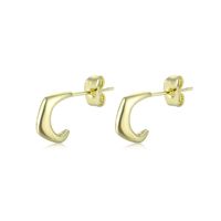 Wholesale Jewelry Irregular C-shaped Stud Earrings Nihaojewelry sku image 1