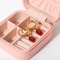 Fashion Plating Stainless Steel Gold Plated Earrings main image 4