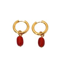 Fashion Plating Stainless Steel Gold Plated Earrings main image 6