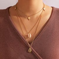 Mode Shell Star Kokosnuss Anhänger Mehrschichtige Halskette Großhandel Nihaojewelry sku image 1