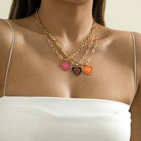 Retro Heart Multi-element Necklace Wholesale Nihaojewelry main image 6