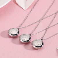 Simple Twelve Constellation Titanium Steel Diamond Short Necklace Wholesale Nihaojewelry main image 4