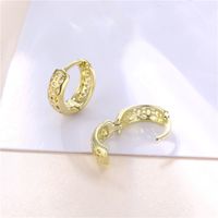 Wholesale Jewelry Bohemian Style Hollow Geometric C-shaped Earrings Nihaojewelry main image 4