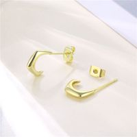 Wholesale Jewelry Irregular C-shaped Stud Earrings Nihaojewelry main image 1