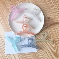Grip Frosted New Hairpin Back Head Large Transparent Hair Claw Shark Clip Hairware Hairpin Hair Clip Female Summer main image 4