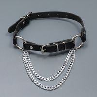 Collar De Cuero Para Mujer Estilo Punk Rock Europeo Y Americano Con Joyas Vendidas A Través De La Frontera main image 4