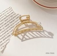 Korean Creative Fashion Solid Color Geometric Metal Clip Wholesale Nihaojewelry sku image 7
