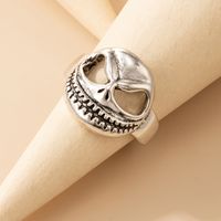 Retro Hollow Devil Face Alloy Ring Wholesale Nihaojewelry sku image 1