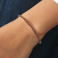 New Simple Copper Zircon Fine Bracelet Wholesale Nihaojewelry main image 3