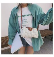 Summer Woven Straw Bag Women&#39;s New Style Foreign Bag Retro Shoulder Messenger Bag sku image 1
