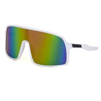New Fashion Colorful One-piece Sunglasses sku image 9