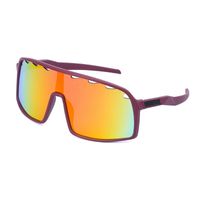 New Fashion Colorful One-piece Sunglasses sku image 5