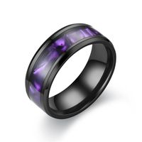 Fashion New Colorful Stainless Steel Ring Wholesale Nihaojewelry main image 5