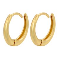 Micro Inlaid Earrings Women's Geometric Rectangular Copper Earrings sku image 3