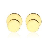 Wholesale Jewelry Geometric Double Round Stainless Steel Earrings Nihaojewelry main image 2