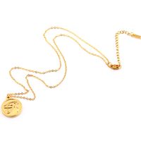 304 Stainless Steel 18K Gold Plated Simple Style Gold Plated Pendant Necklace main image 5