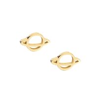 Wholesale Jewelry Universe Saturn Stainless Steel Stud Earrings Nihaojewelry main image 1