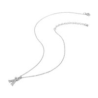 Mode Micro-incrusté Zircon Couronne Anglais Lettre Collier Platine Collier En Gros Nihaojewelry main image 6