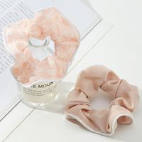 Retro Satin Candy Color Fabric Hair Scrunchies Wholesale Nihaojewelry main image 5