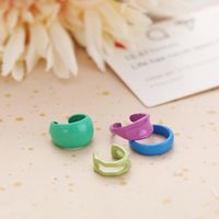 Wholesale Jewelry Cute Geometric Multi-color Ear Clip Set Nihaojewelry main image 4