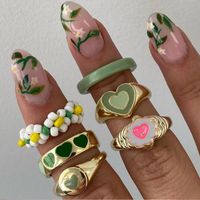 Simple Fashion Multi-layer Eart Drop Wax Color Ring Wholesale Nihaojewelry main image 1