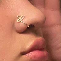 Europe And America Cross Border Fake Piercing Nose Stud 9 Pieces Set Open U-shaped African No Piercing Nasal Splint Fake Hole Nose Ring Women main image 3