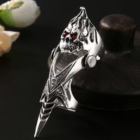 Wholesale Jewelry Loong Head Skull Bendable Joint Ring Nihaojewelry main image 6