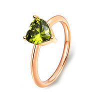 Wholesale Jewelry Heart Zircon Copper Plain Ring Nihaojewelry main image 1