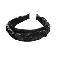 Simple Woven Pu Leather Headband Wholesale Nihaojewelry main image 6