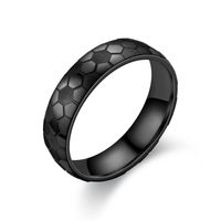 Fashion Football Pattern Stainless Steel Ring Wholesale Nihaojewelry sku image 9