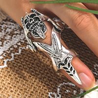 Wholesale Jewelry Loong Head Skull Bendable Joint Ring Nihaojewelry sku image 2
