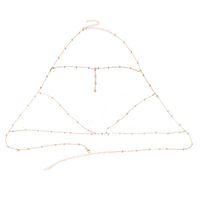 Casual  Flashing Diamond Tassel Necklace Body Chain Wholesale Nihaojewelry sku image 1