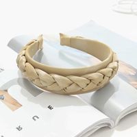 Simple Woven Pu Leather Headband Wholesale Nihaojewelry sku image 2