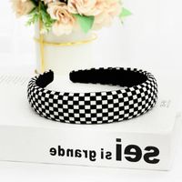 Fashion Sponge Black And White Printing Headband Wholesale Nihaojewelry sku image 10